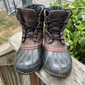Sorel Boys Leather Upper Snowboots